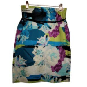 Worthington Floral Women's Pencil Mini Skirt